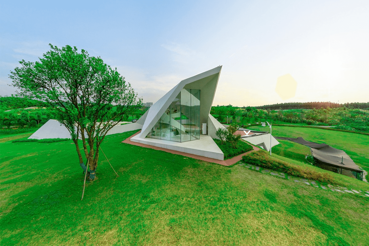 仙鹤湖墓园环境图